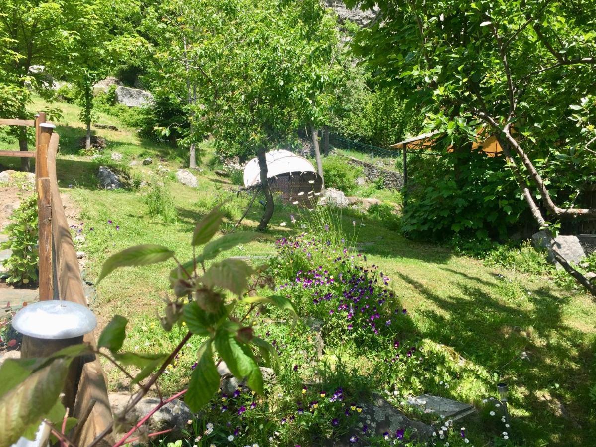 Appartamento Casa Weisstor Con Patio, Giardino E Orti Vista Monte Rosa Macugnaga Kültér fotó